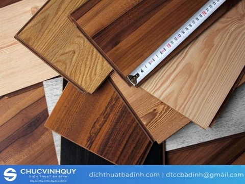 Dịch thuật Ba Đình - Dịch tiếng Anh chuyên ngành gỗ uy tín