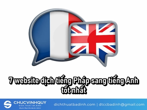 7 website dịch tiếng Pháp sang tiếng Anh tốt nhất hiện nay