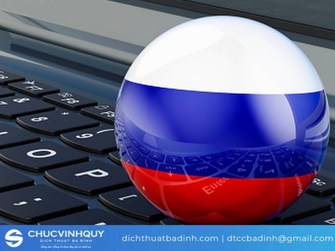 Dịch từ tiếng Nga sang tiếng Việt trong quan hệ hợp tác