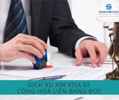 Dịch vụ xin visa đi cộng hoà liên bang Đức