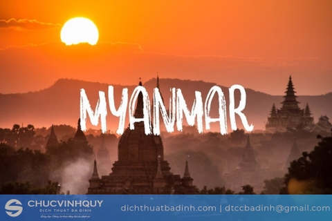 Dịch thuật công chứng tiếng Myanmar (Miến Điện) - Dịch thuật chất lượng, chính xác tại Hà Nội