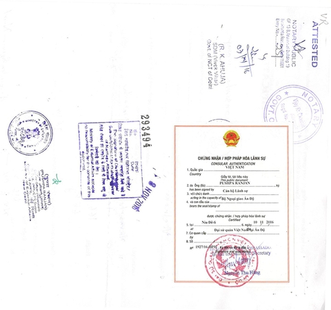 Yêu cầu cụ thể đối với các giấy tờ, tài liệu đề nghị chứng nhận lãnh sự
