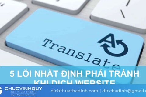 Những lỗi khi dịch thuật thường gặp mà bạn cần tránh