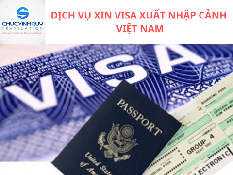 Dịch vụ xin visa xuất nhập cảnh Việt Nam