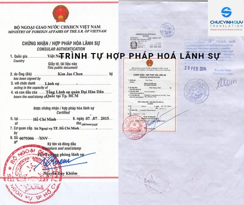 Trình tự, thủ tục hợp pháp hóa lãnh sự