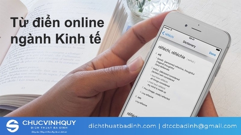 Từ điển tiếng anh kinh tế được sử dụng phổ biến nhất hiện nay
