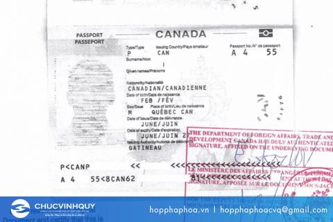 Các thông tin về đại sứ quán Canada - Hướng dẫn hợp pháp hõa lãnh sự giấy tờ tại đại sứ quán Canada sử dụng ở Việt Nam