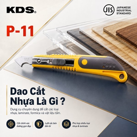 Dao Cắt Nhựa Chính Xác, Bền Lưỡi, Dễ Thao Tác