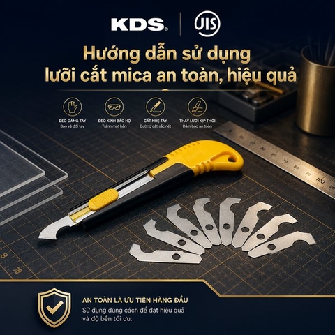 Lưỡi Cắt Mica Sắc Bén, Cắt Chuẩn, Bền Bỉ