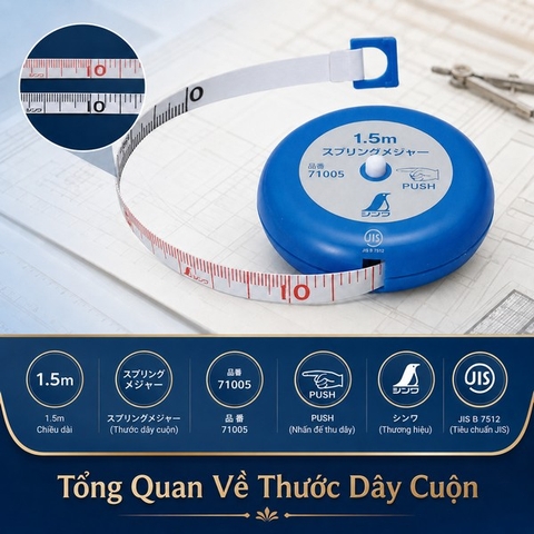Thước Dây Cuộn Chính Xác, Bền Bỉ Cho Mọi Công Trình