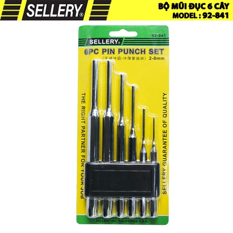 Bộ Mũi Đục 6 Cây Sellery 92-841