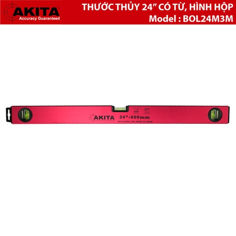 Thước thủy có từ, hình hộp Akita - BOL..M3M