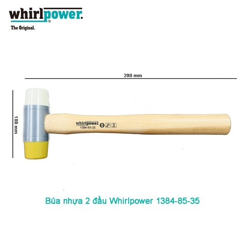 Búa nhựa 2 đầu 290mm Whirlpower 1384-85-35