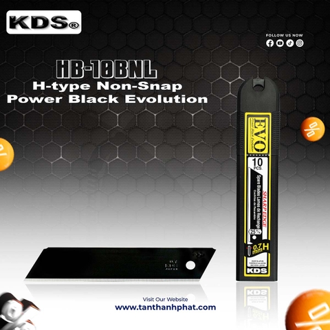 Lưỡi dao không đốt 25mm KDS HB-10BNL