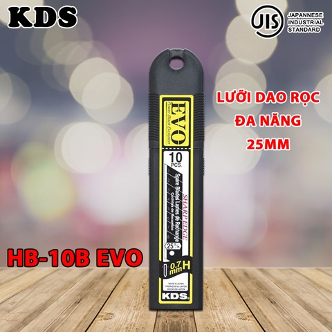 Lưỡi dao 25 x 0.7mm  KDS HB-10BEVO (Đen)