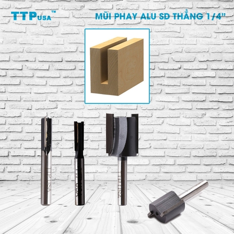 Mũi Phay Thẳng Alu SD TTPusa