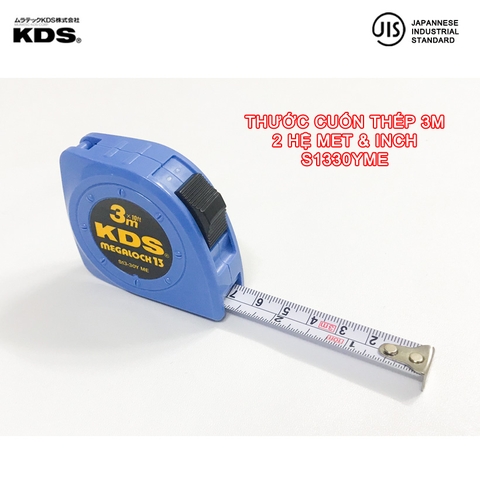 THƯỚC CUỐN THÉP 3M KDS S1330Y ME