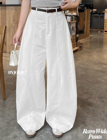 Retro Wide Pants