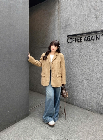 ELLA SUEDE BLAZER