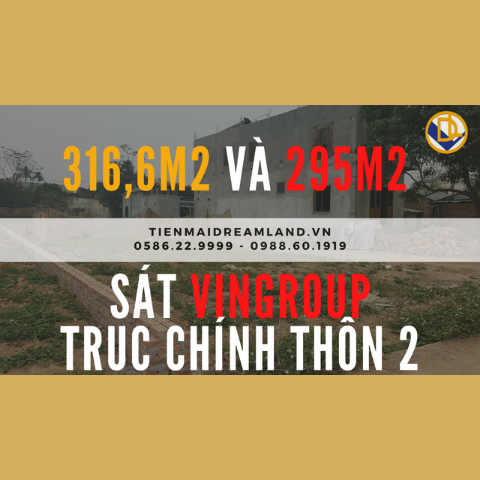 316,6m2 và 295m2 tại trục chính thôn 2, PHÚ CÁT, QUỐC OAI | ĐẤT NỀN QUỐC OAI | TIẾN MAI DREALAND