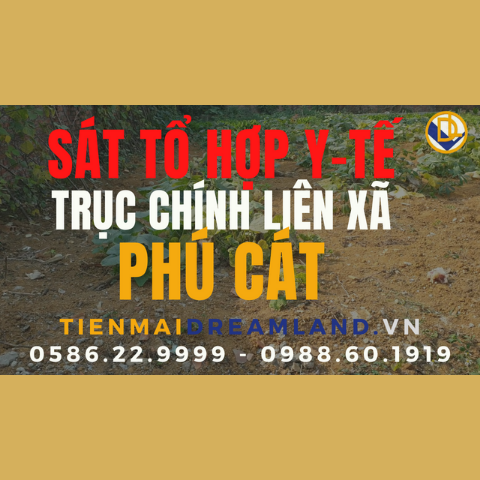 200m2 trục chính liên xã PHÚ CÁT, QUỐC OAI sát CNC HÒA LẠC | ĐẤT NỀN QUỐC OAI | TIẾN MAI DREALAND