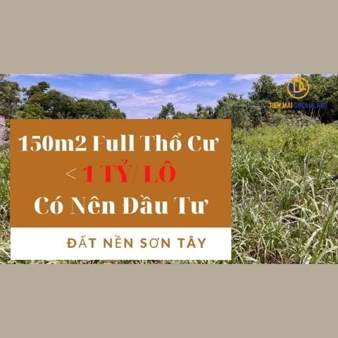 đất nền sơn tây