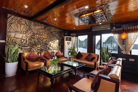 Arcady Boutique Cruise: 2 days-1 night/ 3 days-2 nights (Hanoi- Halong Bay- Tuan Chau)-3,200,000 VND.