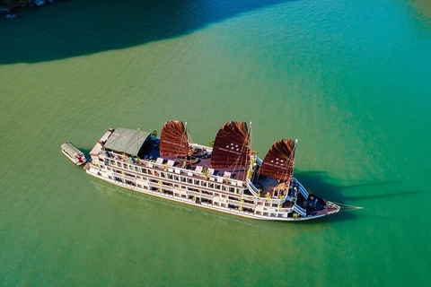 Arcady Boutique Cruise: 2 days-1 night/ 3 days-2 nights (Hanoi- Halong Bay- Tuan Chau)-3,200,000 VND.
