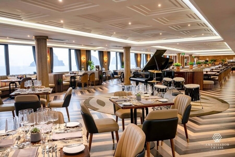 Ambassador 2- Daily Cruise: Hanoi- Halong Bay- Tuan Chau-1,750,000 VND.