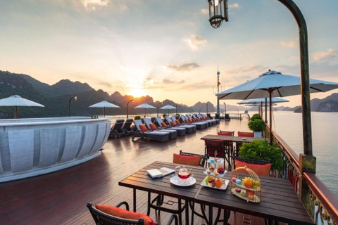 Indochine Cruise: 2 days-1 night/ 3 days-2 nights (Hanoi- Halong Bay/ Lan Ha Bay- Tuan Chau)-3,290,000 VND