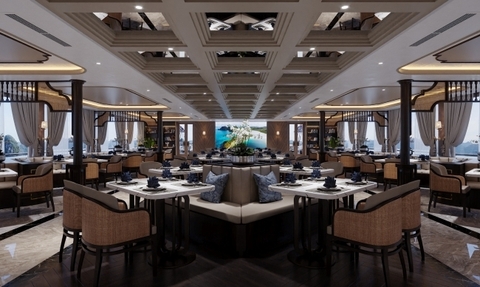 Ambassador 2- Daily Cruise: Hanoi- Halong Bay- Tuan Chau-1,750,000 VND.