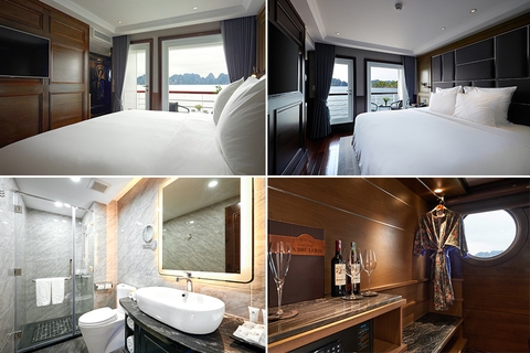 Paradise Grand Cruise: 2 days-1 night/ 3 days-2 nights (Hanoi- Halong Bay/ Lan Ha Bay- Tuan Chau)-4,300,000 VND.