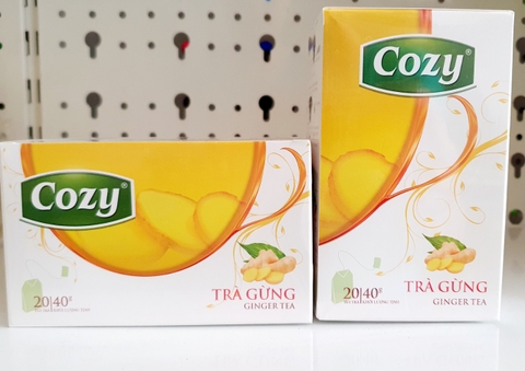 TRÀ COZY TÚI LỌC GỪNG 40GR ( 20 GÓI)