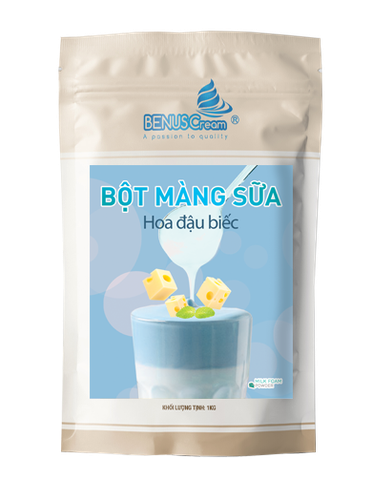 Bột Milk Foam Hoa đậu biếc