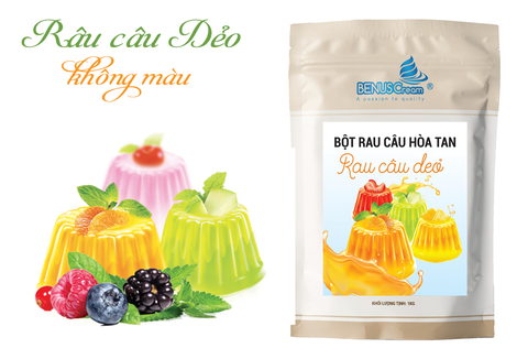 Bột rau câu Dẻo (Nguyên vị) Benuscream - 1kg