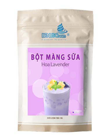 Bột Milk Foam Lavender