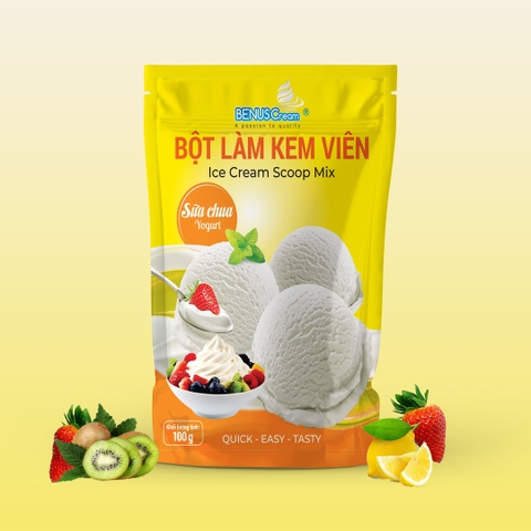 Bột làm kem viên Sữa chua