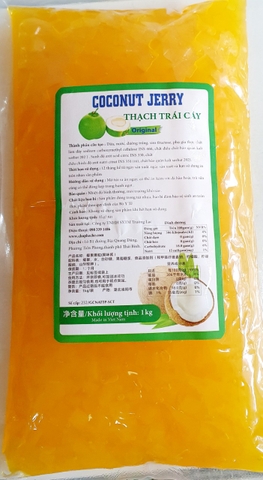 THẠCH DỪA TRÁI CÂY VỊ ĐÀO GÓI 1 KÝ