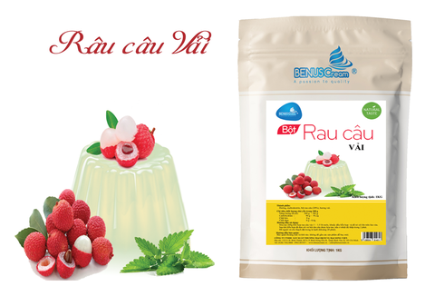 Bột rau câu Vải Benuscream - 1kg