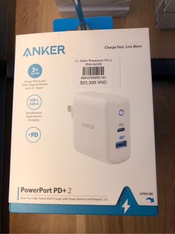 Củ Anker Powerport PD+2 35W-A2636