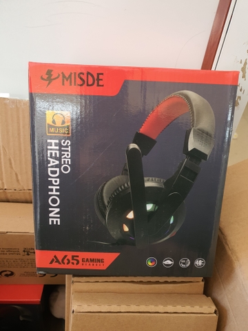Tai Nghe Chụp MISDE A65 LED RGB