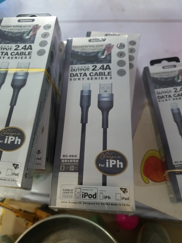 Cáp sạc Remax lightning RC-064i