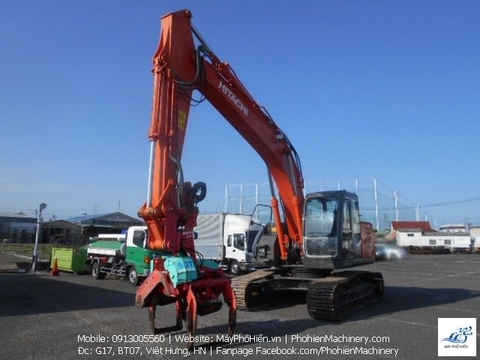 Hitachi ZX225 năm 2012 đầu khai thác gỗ Iwa Fuji GPi-50T