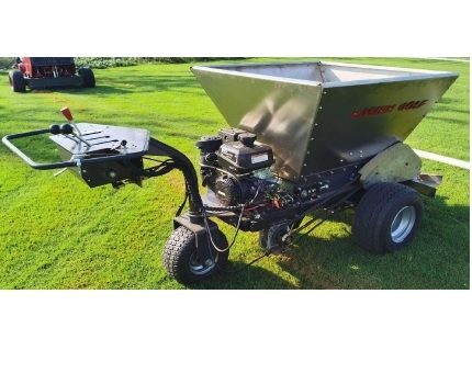 Máy rải cát sân golf dạng đĩa văng