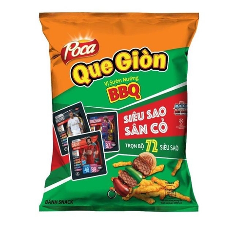 Bim Bim Poca que giòn vị sườn nướng BBQ 30g