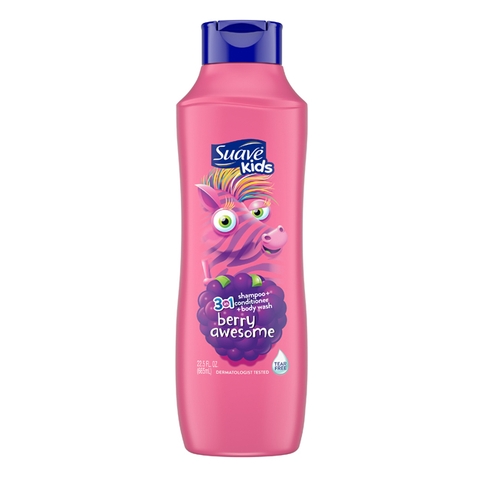 Sữa tắm gội Suave Kids Mỹ 665ml Berry Awesome