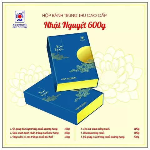 Hộp bánh trung thu cao cấp Nhật Nguyệt ( hải hà kotobuki)