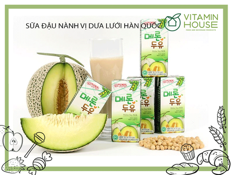 Hộp sữa đậu nành vị dưa lưới 190ml