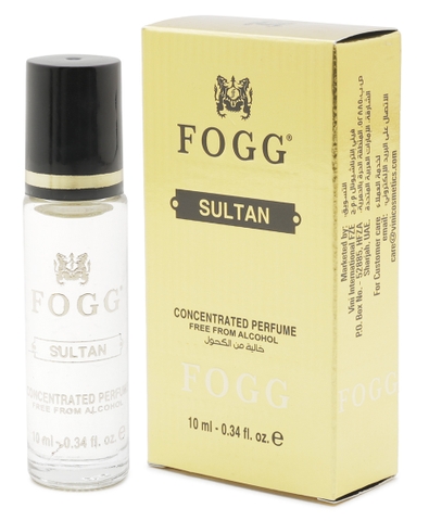 Nước hoa Fogg cô đặc, dạng lăn 10ml  SULTAN - Vàng