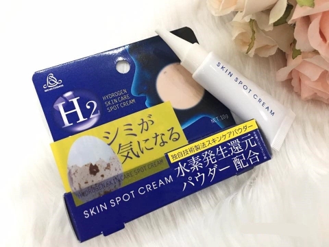 Kem hỗ trợ trị Nám H2 Hydrogen Skin Spot Cream 10g Nhật Bản